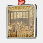 De overwinning van Mexico Metalen Ornament (Links)