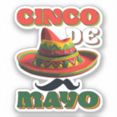 DE OVERWINNING VAN MEXICO. STICKER (Voorkant)