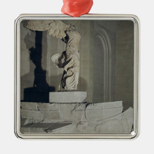 De overwinning van Samothrace Metalen Ornament (Voorkant)