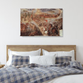De overwinning van Tenochtitlan Canvas Afdruk (Insitu (Slaapkamer))