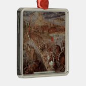 De overwinning van Tenochtitlan Metalen Ornament (Rechts)