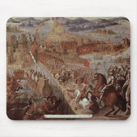 De overwinning van Tenochtitlan Muismat (Voorkant)