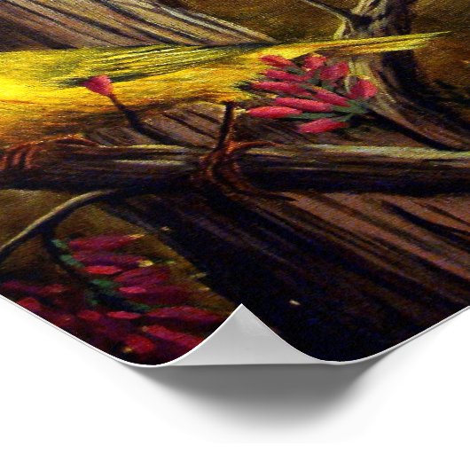 De Owl en de Canarische Eilanden Poster (Hoek)