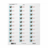 De Owl en de Cupcake Etiket (Full Sheet)