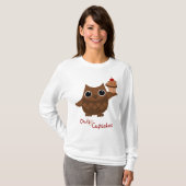 De Owl en de Cupcake T-shirt (Voorkant volledig)