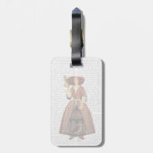 De Owl Lady Bagagelabel (Achterkant verticaal)