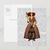 De Owl Lady Briefkaart (Voorkant / Achterkant)