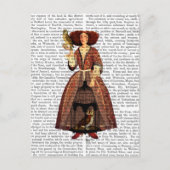 De Owl Lady Briefkaart (Voorkant)