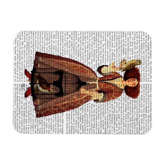 De Owl Lady Magneet (Horizontaal)