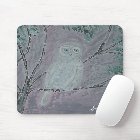 De Owl Mousepad Muismat (Met muis)