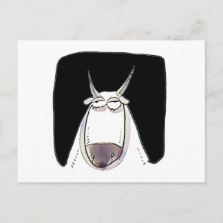 de ox ziet er uit van een expressieloze grappige c briefkaart