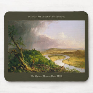 De Oxbow Thomas Cole Fine Art-landschapsschilderin Muismat