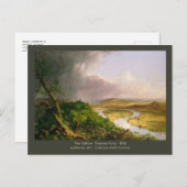 De Oxbow Thomas Cole Summer Landscape Painting Briefkaart (Voorkant / Achterkant)
