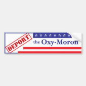 De Oxy-Moron Bumpersticker uitzetten (Voorkant)
