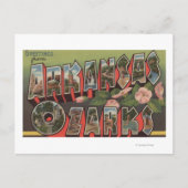 De Ozarks, Arkansas - Large Letter Scenes Briefkaart (Voorkant)