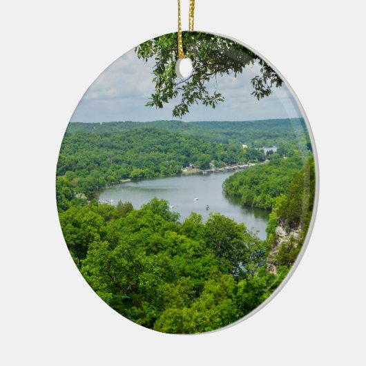 De Ozarks Keramisch Ornament (Links)