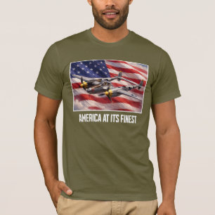 De P-38 Lightning - Amerika op zijn Best T-shirt