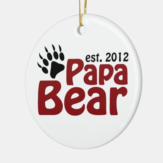 De pa draagt Est 2012 Keramisch Ornament (Links)