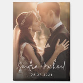 De paar namen van het verloving van de weddenschap magneet (Voorkant)