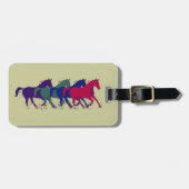 de+paarden bagagelabel (Voorkant horizontaal)