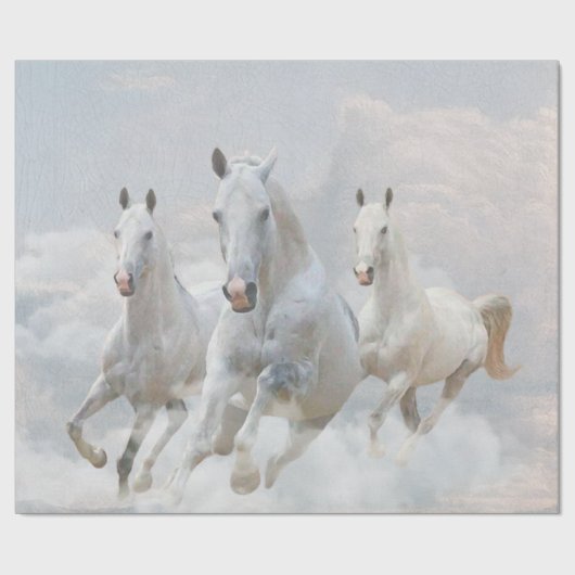 De Paarden Cadeaupapier (Vlak)
