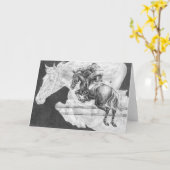 De Paarden die van de verbindingsdraad door Kelli Kaart (Gele Bloem)