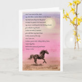 De paarden Kaart van de Sympathie (Gele Bloem)