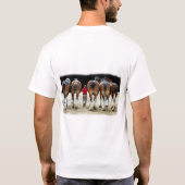 De paarden lopen t-shirt (Achterkant)