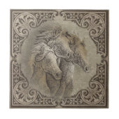 De paarden tegeltje (Voorkant)