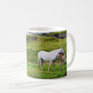 De paarden van Connemara   Galway, Ierland Koffiemok