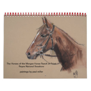 De Paarden van de Boerderij van Morgan van de Kalender