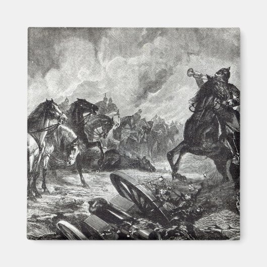 De paarden van Gravelotte Magneet (Voorkant)