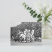 De Paarden van het brandweerkorps, 1925 Briefkaart (Staand voorkant)