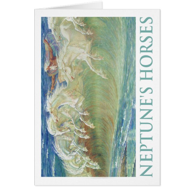 DE PAARDEN VAN NEPTUNUS RIJDEN OP DE GOLVEN (Voorkant)