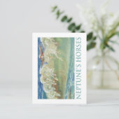 DE PAARDEN VAN NEPTUNUS RIJDEN OP DE GOLVEN BRIEFKAART (Staand voorkant)