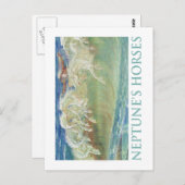 DE PAARDEN VAN NEPTUNUS RIJDEN OP DE GOLVEN BRIEFKAART (Voorkant / Achterkant)
