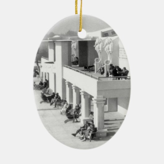 De paarden van Sarasota Keramisch Ornament (Achterkant)