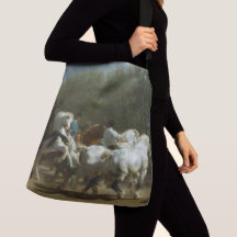 De PaardenFair Classic LARGE Cross Body Canvas tas