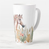 De paardenfluisteraar  latte mok (Rechterhoek)