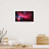 De paardenkop en de vlammennevel (punt 33) poster (Keuken)