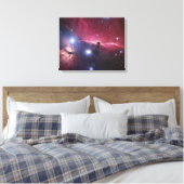 De Paardennevel regio (Barnard33) Canvas Afdruk (Insitu (Slaapkamer))