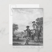 De paardenrace briefkaart (Voorkant / Achterkant)