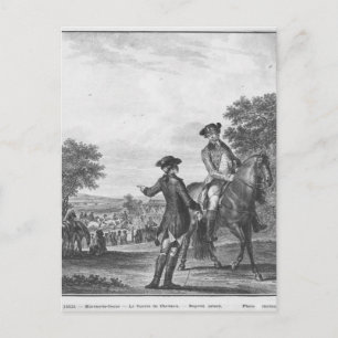 De paardenrace briefkaart