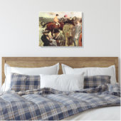 De paardenrace, ca.1890 canvas afdruk (Insitu (Slaapkamer))