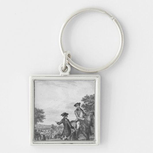 De paardenrace sleutelhanger (Voorkant)