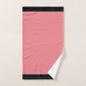 De paardenras + zwart bad handdoek (Handdoek)