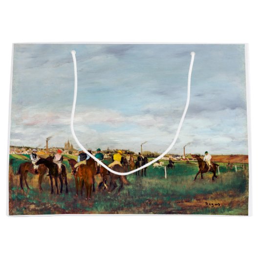 De paardenrennen, Edgar Degas Groot Cadeauzakje (Voorkant)