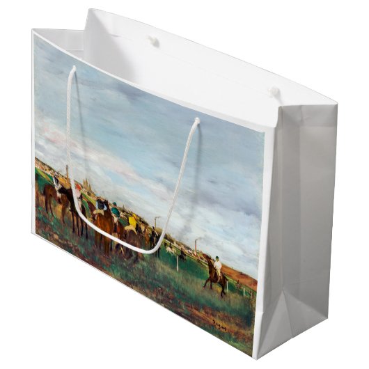 De paardenrennen, Edgar Degas Groot Cadeauzakje (Voorkant Gekanteld)