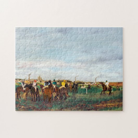De paardenrennen, Edgar Degas Legpuzzel (Horizontaal)