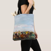 De paardenrennen, Edgar Degas Tote Bag (Dichtbij)